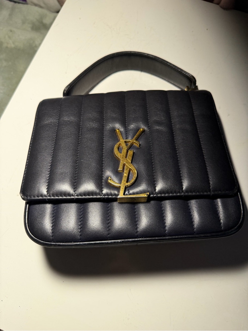 Saint Laurent Vicky Navy/black